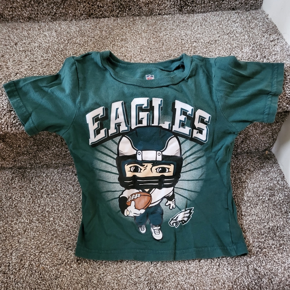 Eagles NFL toddler 3T/3 short sleeve shirt, green